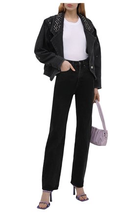 Женская джинсовая куртка ISABEL MARANT черного цвета по цене 94100 руб., арт. VE1580-21E048I/DEPALINE | Фото 2 Женская джинсовая куртка ISABEL MARANT черного цвета, арт. VE1580-21E048I/DEPALINE | Фото 2