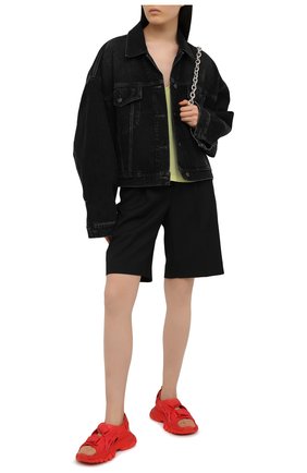 Женские текстильные сандалии track BALENCIAGA красного цвета по цене 67450 руб., арт. 617543/W2CC1 | Фото 2 Женские текстильные сандалии track BALENCIAGA красного цвета, арт. 617543/W2CC1 | Фото 2