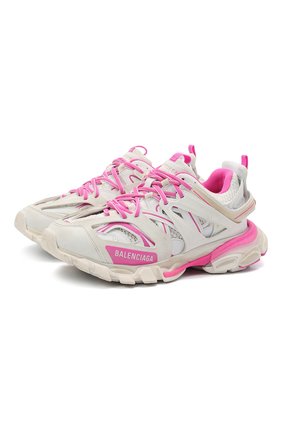 Женские комбинированные кроссовки track BALENCIAGA розового цвета по цене 98150 руб., арт. 542436/W1GC3 | Фото 1 Женские комбинированные кроссовки track BALENCIAGA розового цвета, арт. 542436/W1GC3 | Фото 1