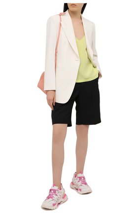 Женские комбинированные кроссовки track BALENCIAGA розового цвета по цене 98150 руб., арт. 542436/W1GC3 | Фото 2 Женские комбинированные кроссовки track BALENCIAGA розового цвета, арт. 542436/W1GC3 | Фото 2