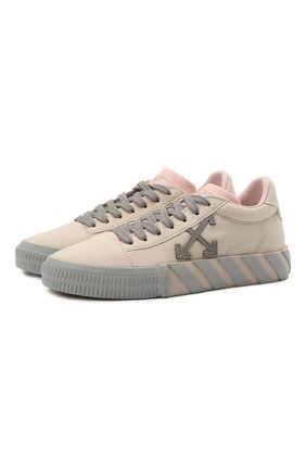 Женские текстильные кеды vulcanized OFF-WHITE бежевого цвета по цене 18250 руб., арт. 0WIA178S21FAB0016109 | Фото 1 Женские текстильные кеды vulcanized OFF-WHITE бежевого цвета, арт. 0WIA178S21FAB0016109 | Фото 1