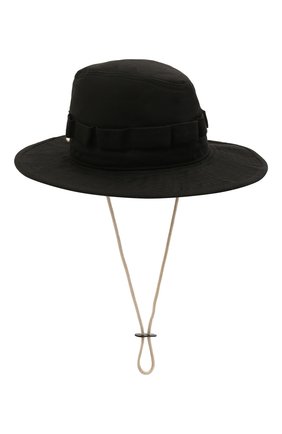 Женская хлопковая панама JIL SANDER черного цвета по цене 38050 руб., арт. JPPS590111-WS241900 | Фото 1 Женская хлопковая панама JIL SANDER черного цвета, арт. JPPS590111-WS241900 | Фото 1