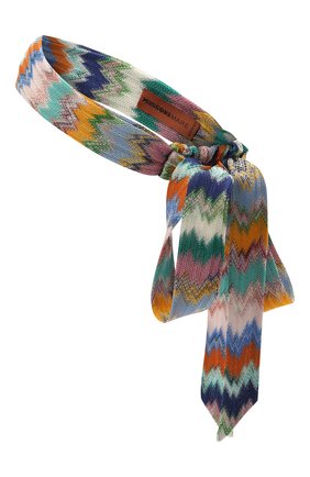 Женская повязка на голову MISSONI разноцветного цвета по цене 19950 руб., арт. MMS00072/BR00E8 | Фото 2 Женская повязка на голову MISSONI разноцветного цвета, арт. MMS00072/BR00E8 | Фото 2