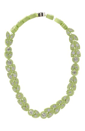Женское колье BOTTEGA VENETA зеленого цвета по цене 169500 руб., арт. 657398/VB0BN | Фото 1 Женское колье BOTTEGA VENETA зеленого цвета, арт. 657398/VB0BN | Фото 1