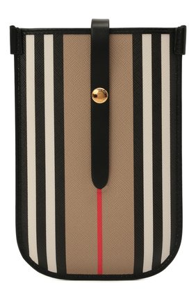 Чехол для iphone BURBERRY бежевого цвета, арт. 8040876 | Фото 1 (Материал: Экокожа)