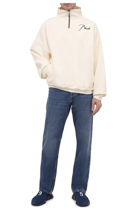 Мужские текстильные кроссовки speed BALENCIAGA синего цвета по цене 87100 руб., арт. 645734/W2DBU | Фото 2 Мужские текстильные кроссовки speed BALENCIAGA синего цвета, арт. 645734/W2DBU | Фото 2