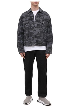 Мужские текстильные кроссовки speed 2.0 BALENCIAGA серого цвета по цене 87100 руб., арт. 617239/W2DB2 | Фото 2 Мужские текстильные кроссовки speed 2.0 BALENCIAGA серого цвета, арт. 617239/W2DB2 | Фото 2