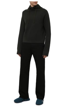 Мужские текстильные кроссовки speed 2.0 BALENCIAGA темно-бирюзового цвета по цене 78950 руб., арт. 617239/W2DB1 | Фото 2 Мужские текстильные кроссовки speed 2.0 BALENCIAGA темно-бирюзового цвета, арт. 617239/W2DB1 | Фото 2