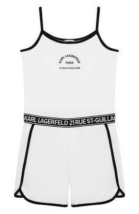 Детский хлопковый комбинезон KARL LAGERFELD KIDS белого цвета по цене 11750 руб., арт. Z14158 | Фото 1 Детский хлопковый комбинезон KARL LAGERFELD KIDS белого цвета, арт. Z14158 | Фото 1 (Материал внешний: Хлопок; Девочки Кросс-КТ: Комбинезон-одежда; Рукава: Короткие; Региональные ограничения белый список (Axapta Mercury): RU; Ростовка одежда: 9 лет | 134 см, 12 лет | 152 см, 13 - 15 лет | 158 см, 16 лет | 164 см, 7 лет | 122 см)