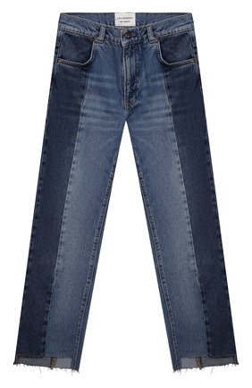 Детские джинсы LES COYOTES DE PARIS голубого цвета, арт. 115-31-124 | Фото 1 (Материал внешний: Хлопок; Кросс-КТ: джинсы; Ростовка одежда: 12 лет | 152 см, 13 - 15 лет | 158 см, 16 лет | 164 см)