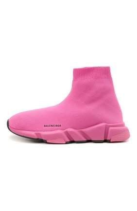 Детские текстильные кроссовки BALENCIAGA розового цвета по цене 29950 руб., арт. 597425/W2DB4 | Фото 2 Детские текстильные кроссовки BALENCIAGA розового цвета, арт. 597425/W2DB4 | Фото 2