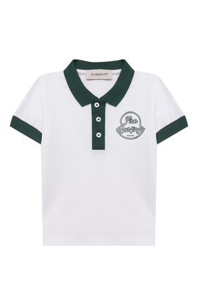 Детский комплект из поло и шорт MONCLER зеленого цвета по цене 19650 руб., арт. G1-951-8M760-20-8496F | Фото 2 Детский комплект из поло и шорт MONCLER зеленого цвета, арт. G1-951-8M760-20-8496F | Фото 2 (Рукава: Короткие; Материал внешний: Хлопок; Региональные ограничения белый список (Axapta Mercury): RU; Кросс-КТ НВ: Костюм; Ростовка одежда: 12 мес | 80 см, 18 мес | 86 см, 24 мес | 92 см, 36 мес | 98 см)