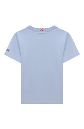 Детская хлопковая футболка MC2 SAINT BARTH голубого цвета по цене 4965 руб., арт. STBK TSHIRT B0Y/TSH0001/PADI3L | Фото 2 Детская хлопковая футболка MC2 SAINT BARTH голубого цвета, арт. STBK TSHIRT B0Y/TSH0001/PADI3L | Фото 2