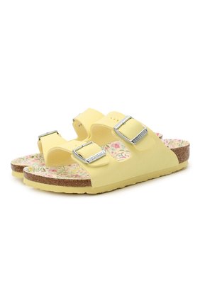 Детский шлепанцы BIRKENSTOCK желтого цвета по цене 6640 руб., арт. 1019661 | Фото 1 Детский шлепанцы BIRKENSTOCK желтого цвета, арт. 1019661 | Фото 1