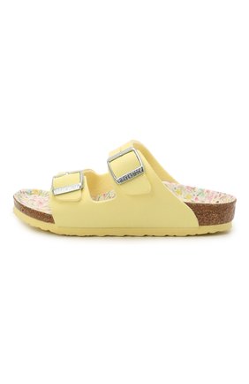 Детский шлепанцы BIRKENSTOCK желтого цвета по цене 6640 руб., арт. 1019661 | Фото 2 Детский шлепанцы BIRKENSTOCK желтого цвета, арт. 1019661 | Фото 2