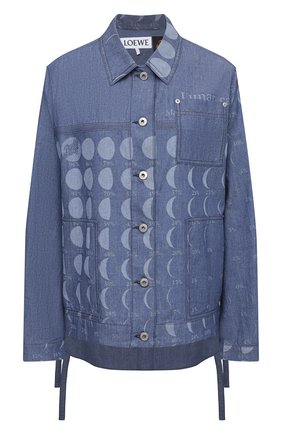 Женская джинсовая куртка loewe x paula's ibiza LOEWE голубого цвета по цене 82900 руб., арт. S616Y02X05 | Фото 1 Женская джинсовая куртка loewe x paula's ibiza LOEWE голубого цвета, арт. S616Y02X05 | Фото 1