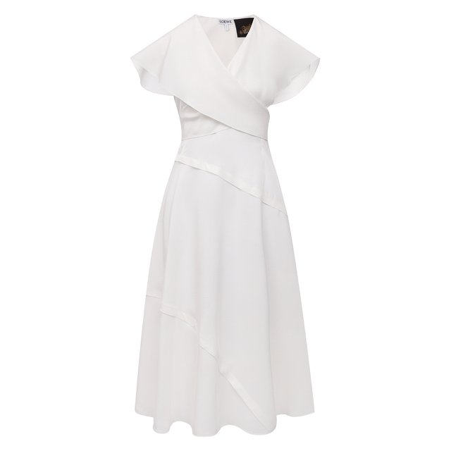 Платье из вискозы Loewe x Paula's Ibiza Loewe Белый S616Y09X30 5571113