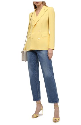Женские кожаные босоножки kandice RALPH LAUREN желтого цвета по цене 59950 руб., арт. 800841341 | Фото 2 Женские кожаные босоножки kandice RALPH LAUREN желтого цвета, арт. 800841341 | Фото 2