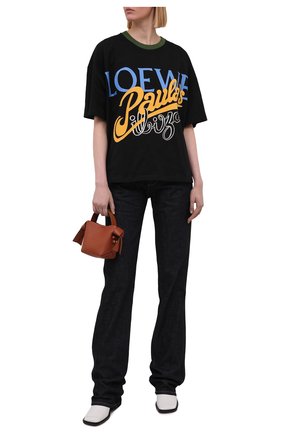 Женская хлопковая футболка loewe x paula's ibiza LOEWE черного цвета по цене 33800 руб., арт. S616Y22X16 | Фото 2 Женская хлопковая футболка loewe x paula's ibiza LOEWE черного цвета, арт. S616Y22X16 | Фото 2