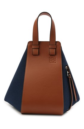 Женская сумка hammock small loewe x paula's ibiza LOEWE синего цвета по цене 168000 руб., арт. A538S35X27 | Фото 1 Женская сумка hammock small loewe x paula's ibiza LOEWE синего цвета, арт. A538S35X27 | Фото 1