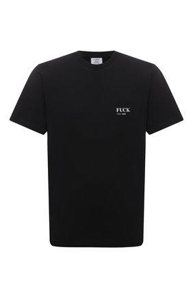 Мужская хлопковая футболка VETEMENTS черного цвета по цене 24650 руб., арт. UA52TR160B 1602/M | Фото 1 Мужская хлопковая футболка VETEMENTS черного цвета, арт. UA52TR160B 1602/M | Фото 1