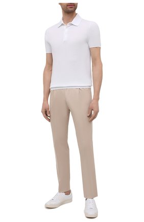 Мужские брюки CORNELIANI бежевого цвета по цене 25650 руб., арт. 874L03-1114503/00 | Фото 2 Мужские брюки CORNELIANI бежевого цвета, арт. 874L03-1114503/00 | Фото 2