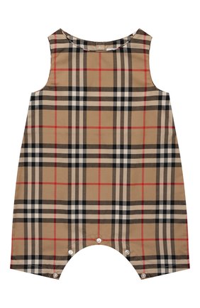 Детский комплект из трех предметов BURBERRY бежевого цвета по цене 37600 руб., арт. 8038457 | Фото 2 Детский комплект из трех предметов BURBERRY бежевого цвета, арт. 8038457 | Фото 2