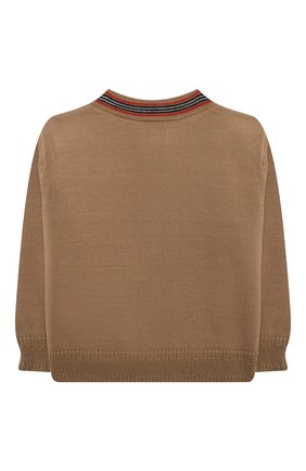 Детский комплект из трех предметов BURBERRY бежевого цвета по цене 37200 руб., арт. 8038457 | Фото 5 Детский комплект из трех предметов BURBERRY бежевого цвета, арт. 8038457 | Фото 5
