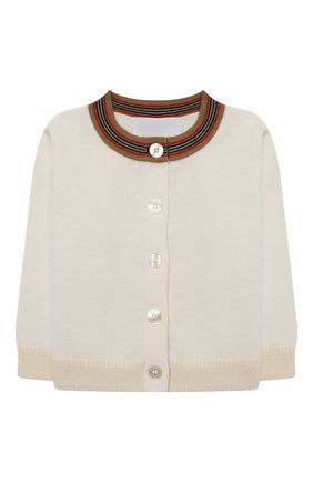 Детский комплект из трех предметов BURBERRY бежевого цвета по цене 37200 руб., арт. 8038513 | Фото 5 Детский комплект из трех предметов BURBERRY бежевого цвета, арт. 8038513 | Фото 5