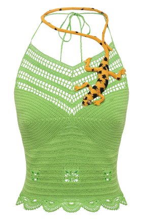 Женский хлопковый топ loewe x paula's ibiza LOEWE зеленого цвета по цене 67850 руб., арт. S616Y14K04 | Фото 1 Женский хлопковый топ loewe x paula's ibiza LOEWE зеленого цвета, арт. S616Y14K04 | Фото 1
