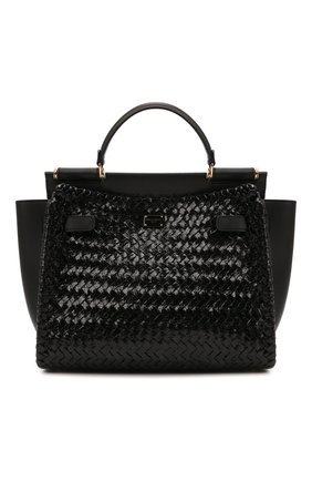 Женская сумка sicily 62 medium DOLCE & GABBANA черного цвета по цене 3995000 тенге, арт. BB6891/A0709 | Фото 1 Женская сумка sicily 62 medium DOLCE & GABBANA черного цвета, арт. BB6891/A0709 | Фото 1 (Сумки-технические: Сумки top-handle; Ремень/цепочка: На ремешке; Материал: Натуральная кожа; Размер: medium)