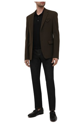 Мужские кожаные лоферы SALVATORE FERRAGAMO черного цвета по цене 69000 руб., арт. Z-07345443E | Фото 2 Мужские кожаные лоферы SALVATORE FERRAGAMO черного цвета, арт. Z-07345443E | Фото 2