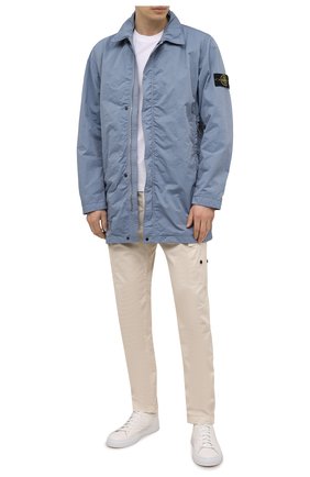 Мужской плащ STONE ISLAND синего цвета по цене 72600 руб., арт. 741543233 | Фото 2 Мужской плащ STONE ISLAND синего цвета, арт. 741543233 | Фото 2