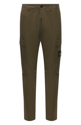 Мужские хлопковые брюки-карго STONE ISLAND хаки цвета по цене 29950 руб., арт. 741530519 | Фото 1 Мужские хлопковые брюки-карго STONE ISLAND хаки цвета, арт. 741530519 | Фото 1
