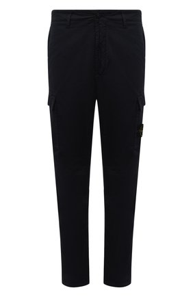 Мужские хлопковые брюки-карго STONE ISLAND темно-синего цвета по цене 29950 руб., арт. 741530519 | Фото 1 Мужские хлопковые брюки-карго STONE ISLAND темно-синего цвета, арт. 741530519 | Фото 1