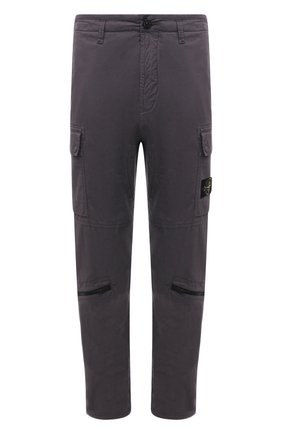 Мужские хлопковые брюки-карго STONE ISLAND темно-серого цвета по цене 34950 руб., арт. 741530419 | Фото 1 Мужские хлопковые брюки-карго STONE ISLAND темно-серого цвета, арт. 741530419 | Фото 1