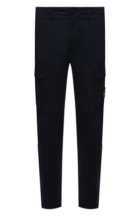 Мужские хлопковые брюки-карго STONE ISLAND темно-синего цвета по цене 34950 руб., арт. 741530419 | Фото 1 Мужские хлопковые брюки-карго STONE ISLAND темно-синего цвета, арт. 741530419 | Фото 1