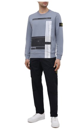 Мужские хлопковые брюки-карго STONE ISLAND темно-синего цвета по цене 34950 руб., арт. 741530419 | Фото 2 Мужские хлопковые брюки-карго STONE ISLAND темно-синего цвета, арт. 741530419 | Фото 2
