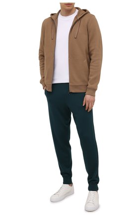 Мужской хлопковая толстовка LORO PIANA темно-бежевого цвета по цене 92300 руб., арт. FAL6642 | Фото 2 Мужской хлопковая толстовка LORO PIANA темно-бежевого цвета, арт. FAL6642 | Фото 2