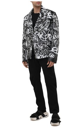 Мужские комбинированные кроссовки b-bold BALMAIN черного цвета по цене 74650 руб., арт. VM0VH229/TKUD | Фото 2 Мужские комбинированные кроссовки b-bold BALMAIN черного цвета, арт. VM0VH229/TKUD | Фото 2