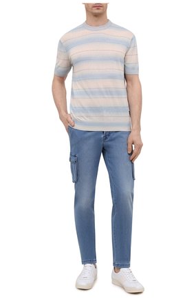 Мужские джинсы KITON голубого цвета по цене 98150 руб., арт. UFPPCA/J07T31 | Фото 2 Мужские джинсы KITON голубого цвета, арт. UFPPCA/J07T31 | Фото 2