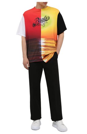 Мужская хлопковая футболка loewe x paula's ibiza LOEWE разноцветного цвета, арт. H616Y22J01 | Фото 2 (Принт: С принтом; Рукава: Короткие; Стили: Кэжуэл; Длина (для топов): Удлиненные; Материал внешний: Хлопок)