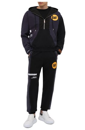 Мужской хлопковое худи heron preston x cat HERON PRESTON черного цвета по цене 57750 руб., арт. HMBB020S21JER0011018 | Фото 2 Мужской хлопковое худи heron preston x cat HERON PRESTON черного цвета, арт. HMBB020S21JER0011018 | Фото 2