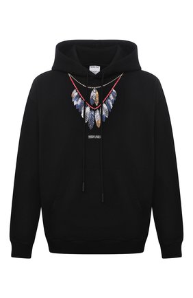 Мужской хлопковое худи MARCELO BURLON черного цвета по цене 44050 руб., арт. CMBB040S21FLE002 | Фото 1 Мужской хлопковое худи MARCELO BURLON черного цвета, арт. CMBB040S21FLE002 | Фото 1 (Длина (для топов): Стандартные; Мужское Кросс-КТ: Худи-одежда; Стили: Гранж; Материал внешний: Хлопок; Рукава: Длинные; Принт: С принтом)