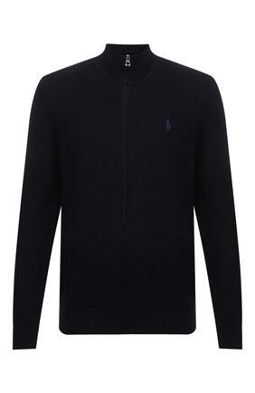 Мужской хлопковый кардиган POLO RALPH LAUREN темно-синего цвета по цене 18200 руб., арт. 710842528 | Фото 1 Мужской хлопковый кардиган POLO RALPH LAUREN темно-синего цвета, арт. 710842528 | Фото 1