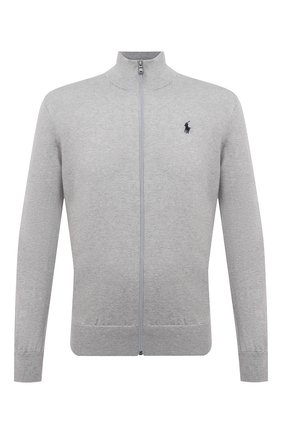 Мужской хлопковый кардиган POLO RALPH LAUREN серого цвета по цене 18000 руб., арт. 710775899 | Фото 1 Мужской хлопковый кардиган POLO RALPH LAUREN серого цвета, арт. 710775899 | Фото 1 (Материал внешний: Хлопок; Длина (для топов): Стандартные; Рукава: Длинные; Мужское Кросс-КТ: Кардиган-одежда)