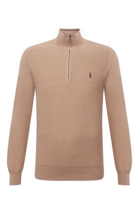Мужской хлопковый джемпер POLO RALPH LAUREN бежевого цвета по цене 16150 руб., арт. 710701611 | Фото 1 Мужской хлопковый джемпер POLO RALPH LAUREN бежевого цвета, арт. 710701611 | Фото 1