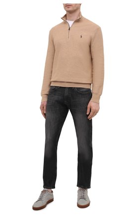 Мужской хлопковый джемпер POLO RALPH LAUREN бежевого цвета по цене 16150 руб., арт. 710701611 | Фото 2 Мужской хлопковый джемпер POLO RALPH LAUREN бежевого цвета, арт. 710701611 | Фото 2