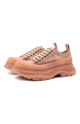 Женская текстильные ботинки tread slick ALEXANDER MCQUEEN светло-розового цвета по цене 63800 руб., арт. 658080/W4Q31 | Фото 1 Женская текстильные ботинки tread slick ALEXANDER MCQUEEN светло-розового цвета, арт. 658080/W4Q31 | Фото 1