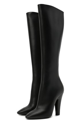Женские кожаные сапоги 68 SAINT LAURENT черного цвета по цене 113000 руб., арт. 657922/2W700 | Фото 1 Женские кожаные сапоги 68 SAINT LAURENT черного цвета, арт. 657922/2W700 | Фото 1 (Высота голенища: Средние; Материал внутренний: Натуральная кожа; Каблук тип: Устойчивый; Подошва: Плоская; Каблук высота: Высокий)